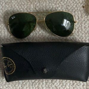 Authentic ray ban aviators